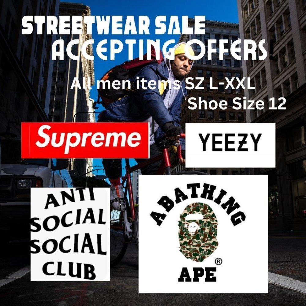 Supreme Anti Social Bathing Ape Yeezy Casablanca SALE